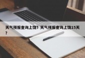 天气预报查询上饶？天气预报查询上饶15天？